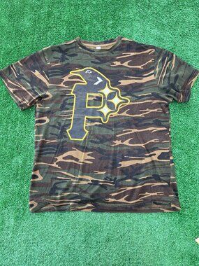 MLB, NHL & NFL Pittsburgh camouflage t-shirt mashup team logos
